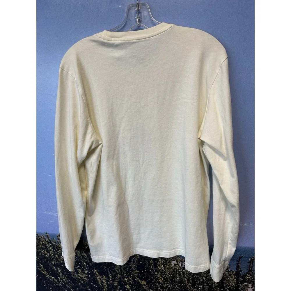 New Adidas Golf Go-To Crest Graphic Long Sleeve T-Shirt 100% Cotton‎ Size L